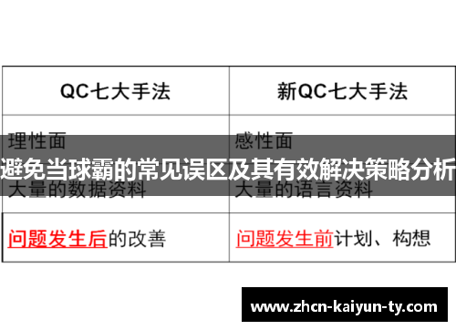 避免当球霸的常见误区及其有效解决策略分析